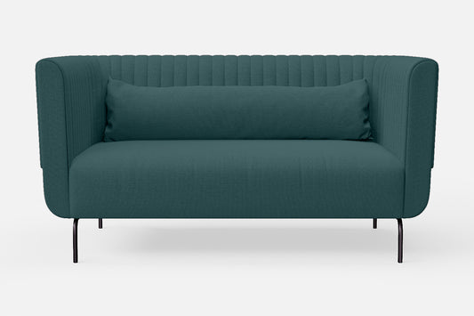 Jackson 2 Seater Sofa Teal Linen Fabric