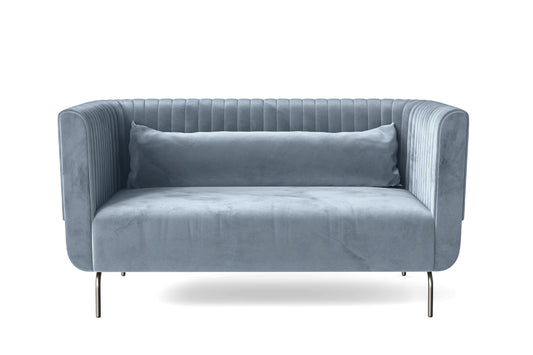 Jackson 2 Seater Sofa Baby Blue Velvet