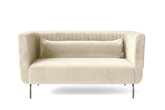 Jackson 2 Seater Sofa Cream Velvet