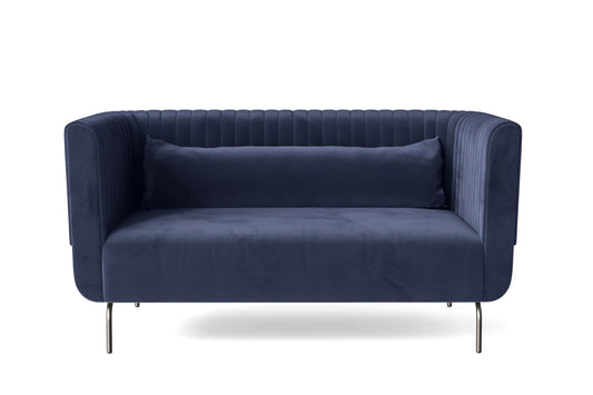 Jackson 2 Seater Sofa Dark Blue Velvet