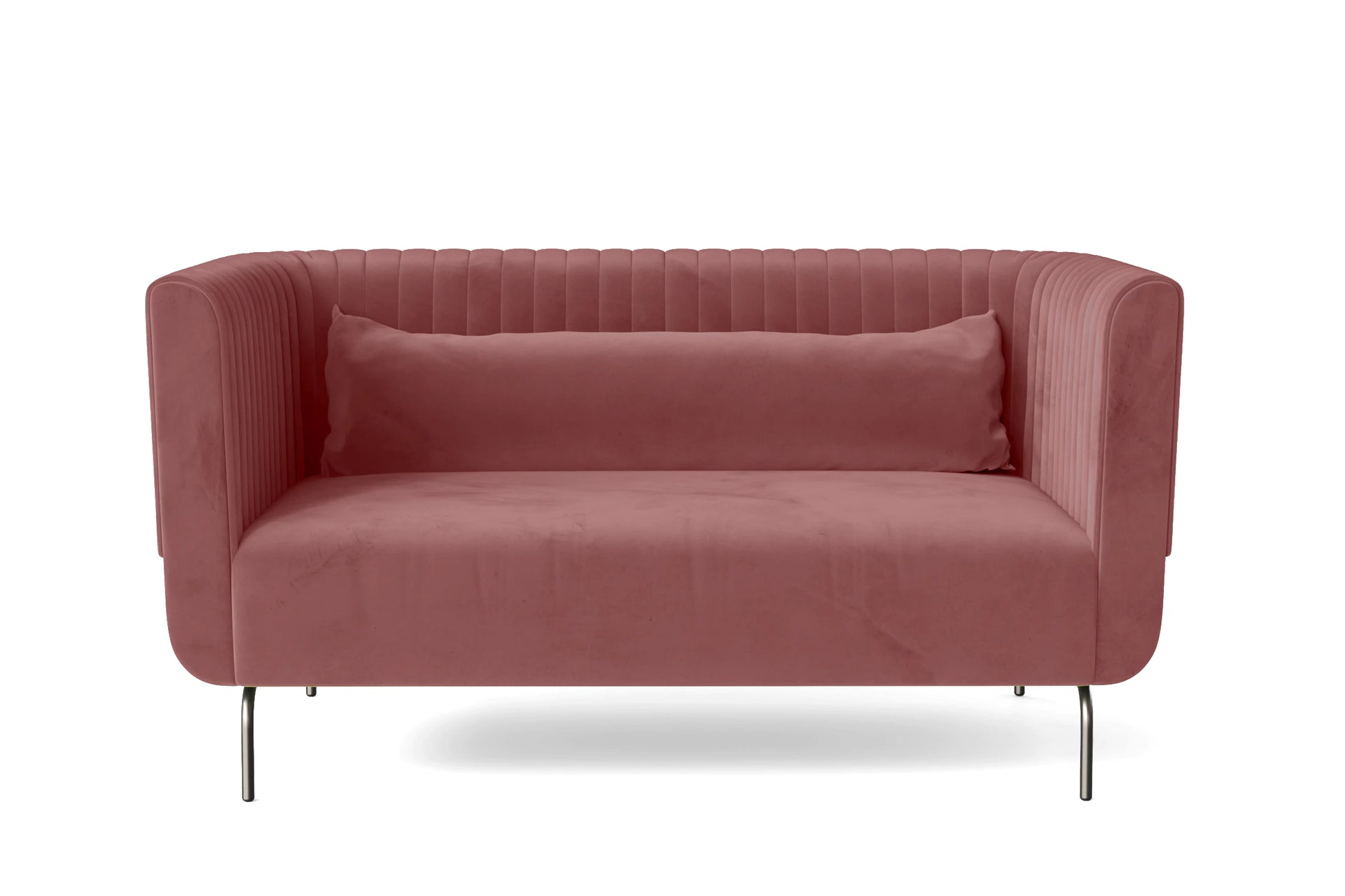 Jackson 2 Seater Sofa Pink Velvet