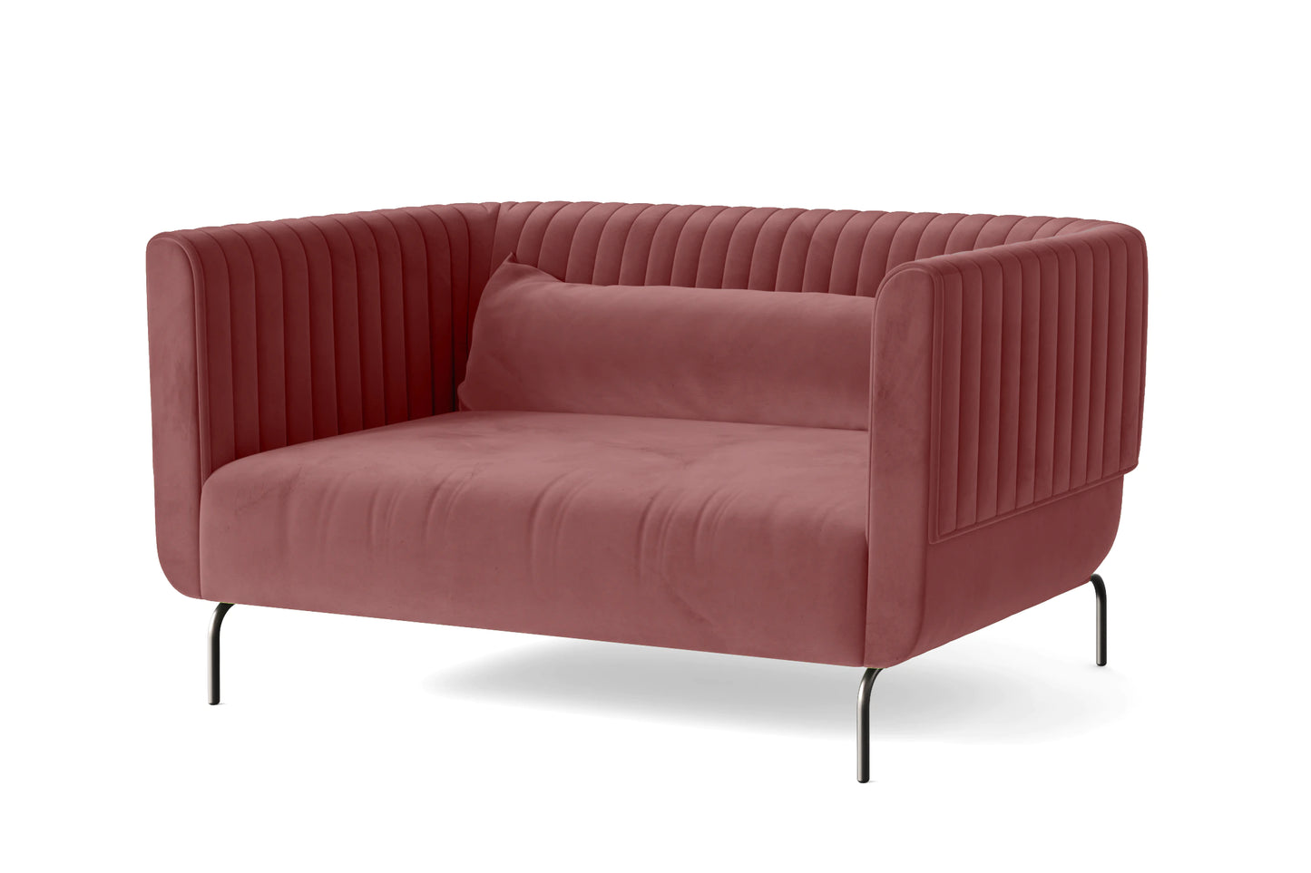 Jackson 2 Seater Sofa Pink Velvet