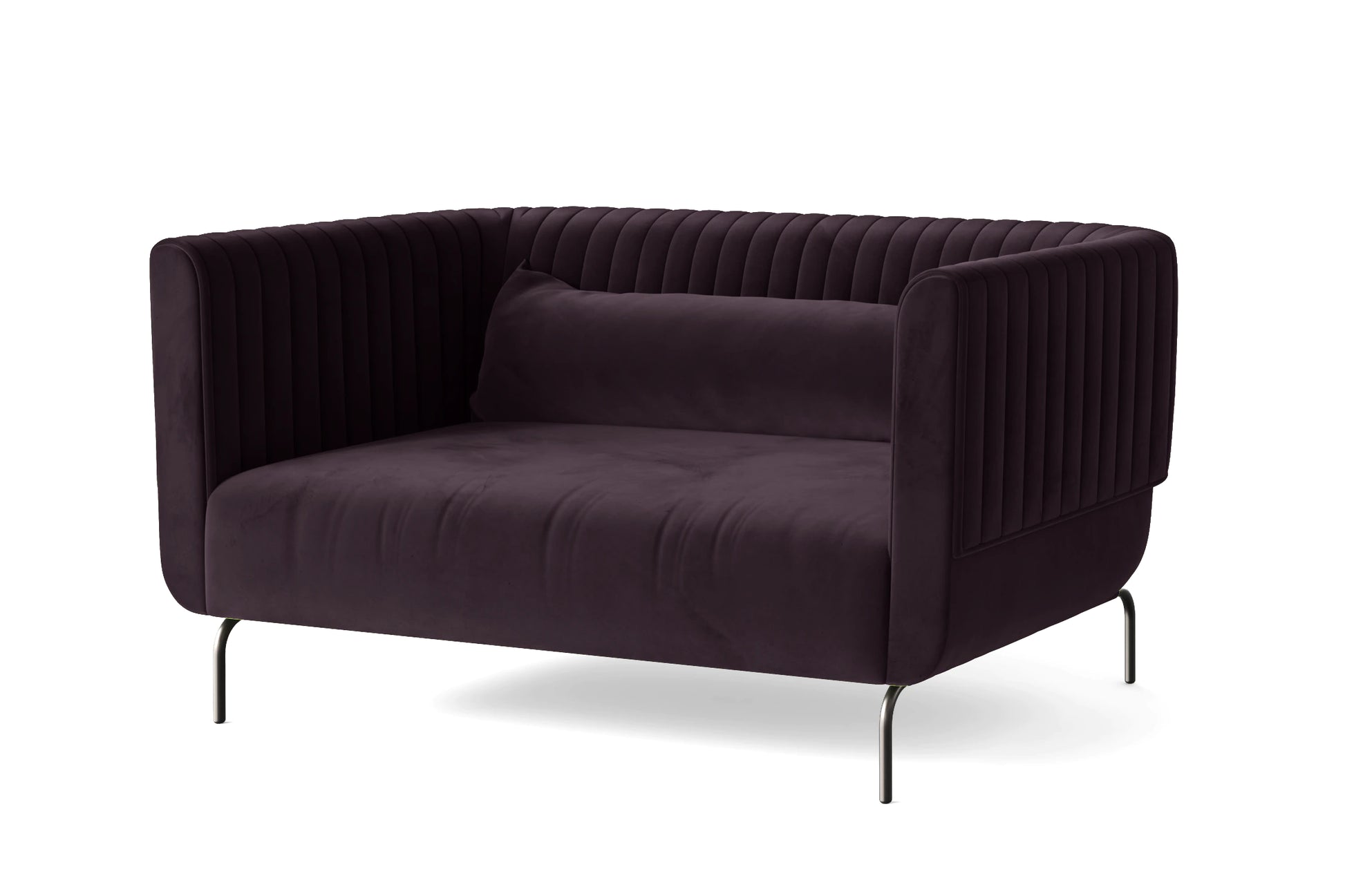 Jackson 2 Seater Sofa Purple Velvet