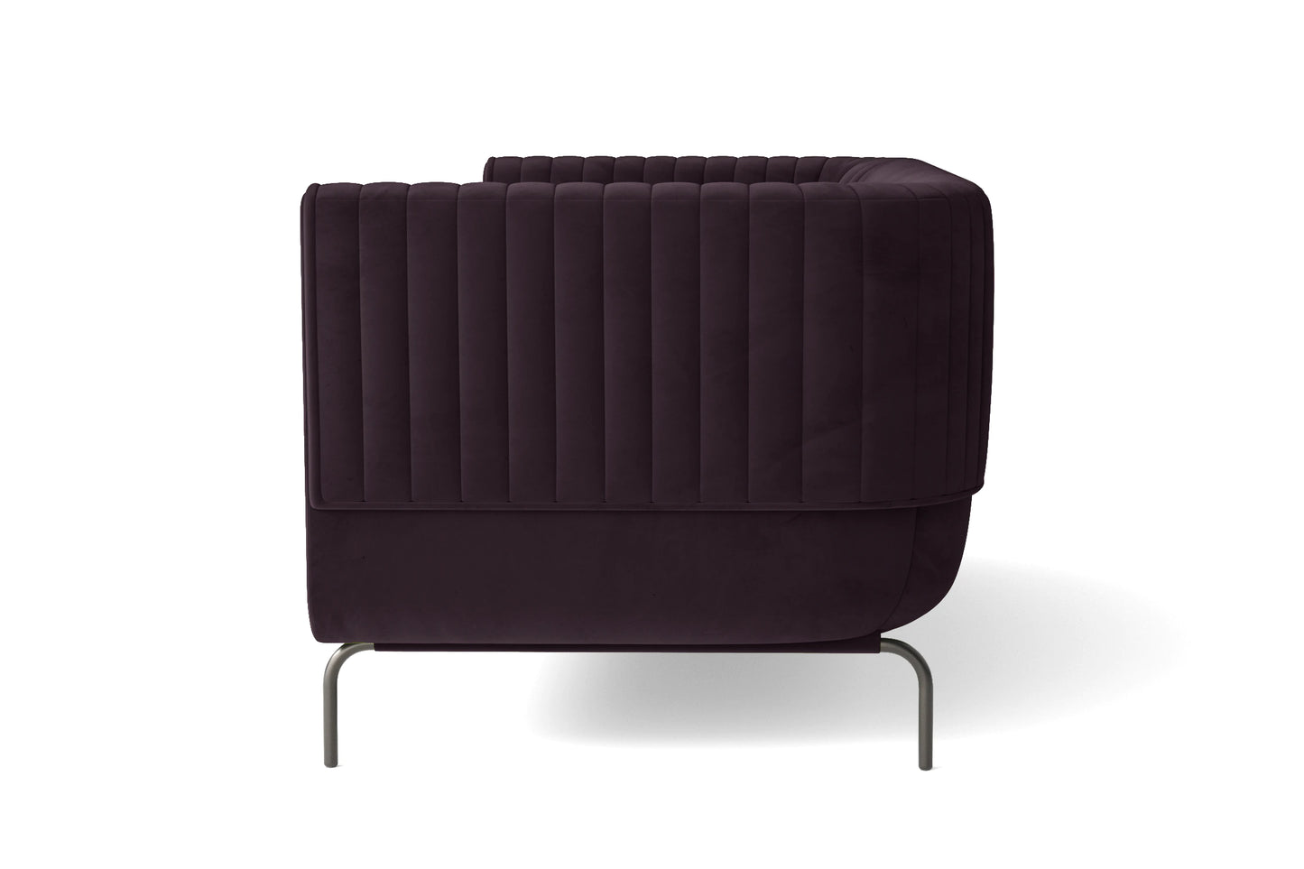 Jackson 2 Seater Sofa Purple Velvet