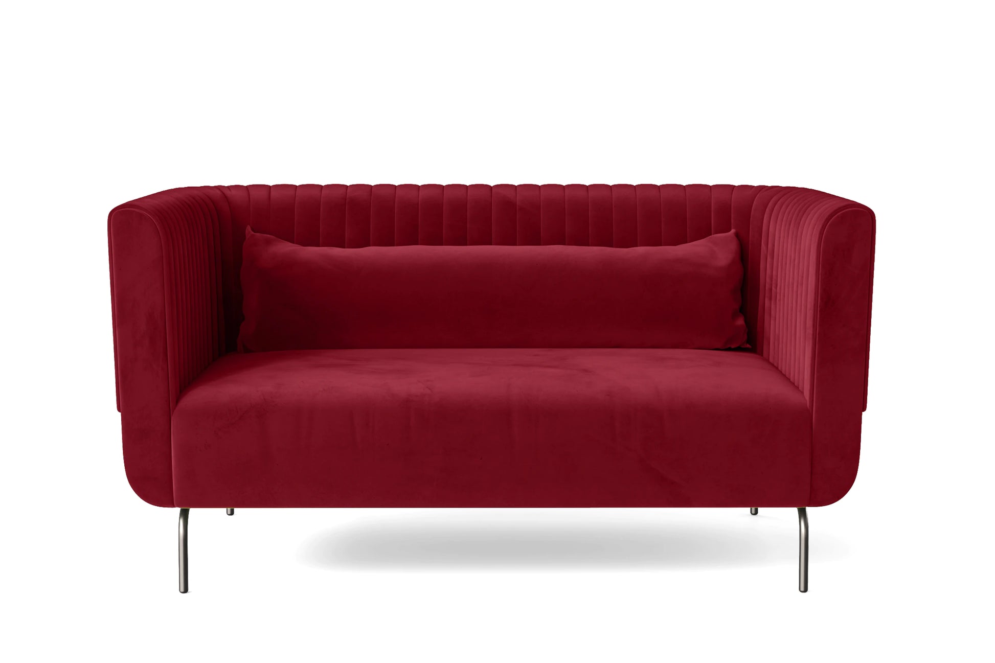 Jackson 2 Seater Sofa Red Velvet