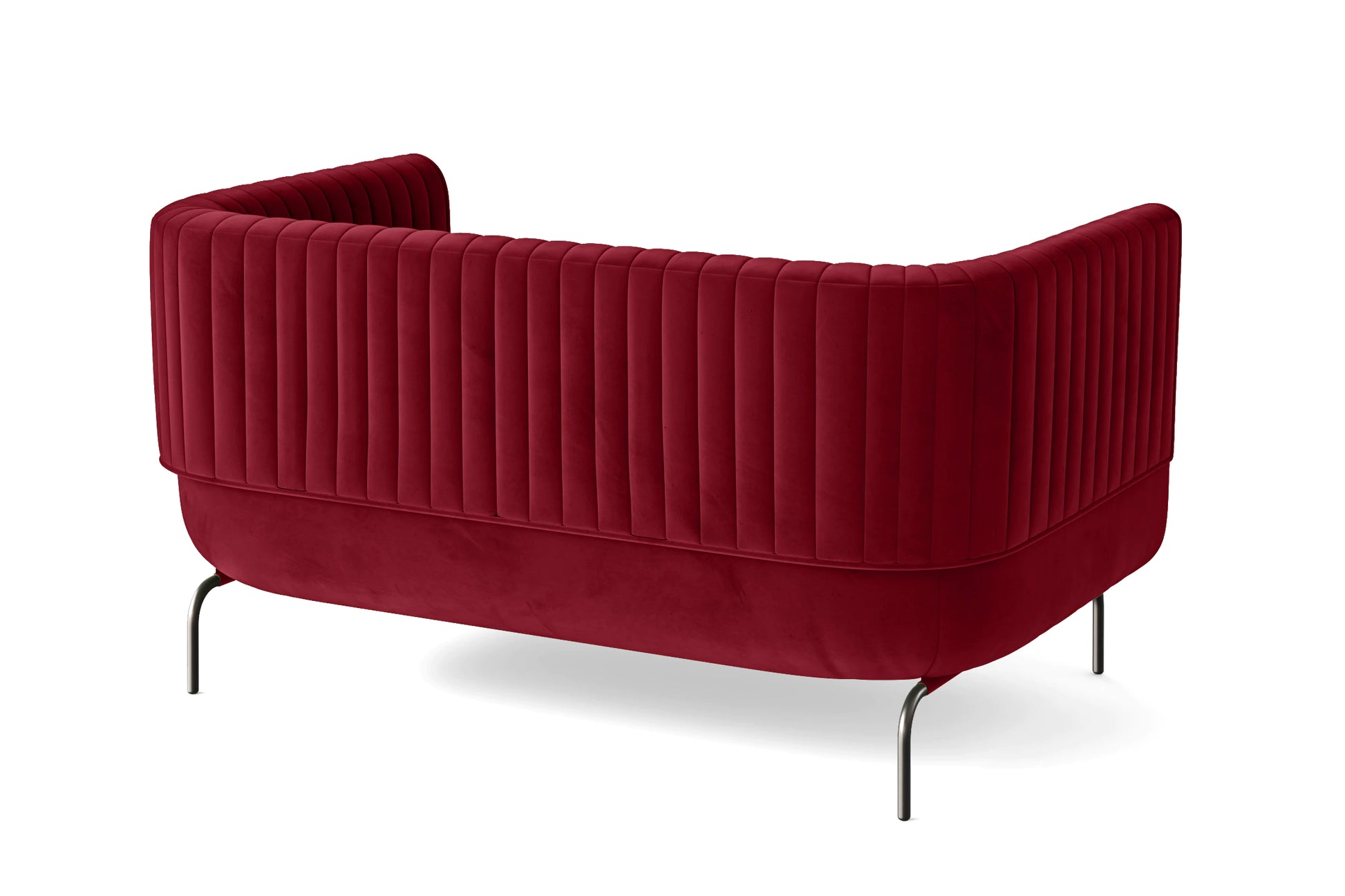 Jackson 2 Seater Sofa Red Velvet