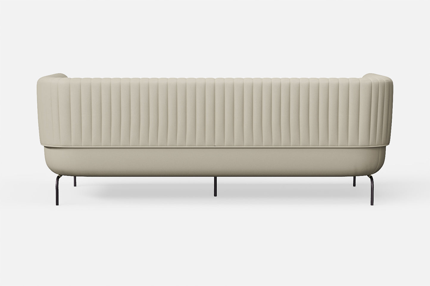 Jackson 3 Seater Sofa Cream Leather