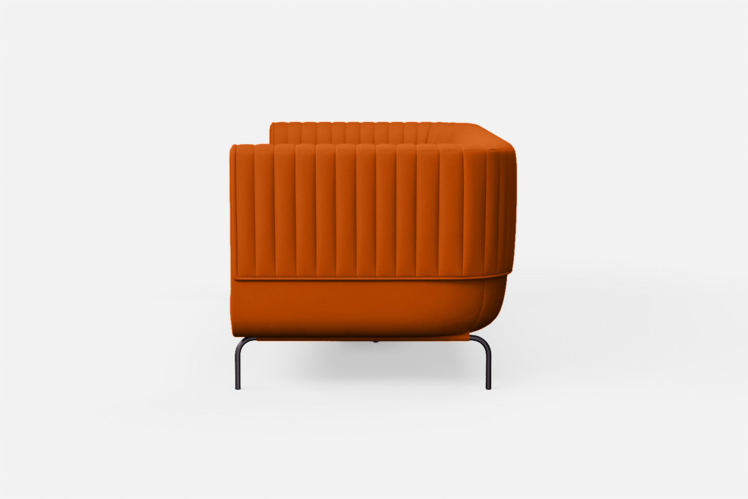 Jackson 3 Seater Sofa Orange Leather