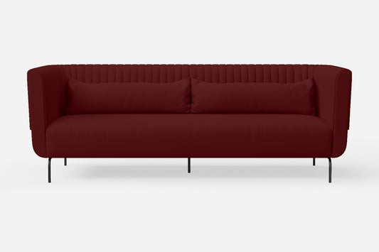 Jackson 3 Seater Sofa Red Leather