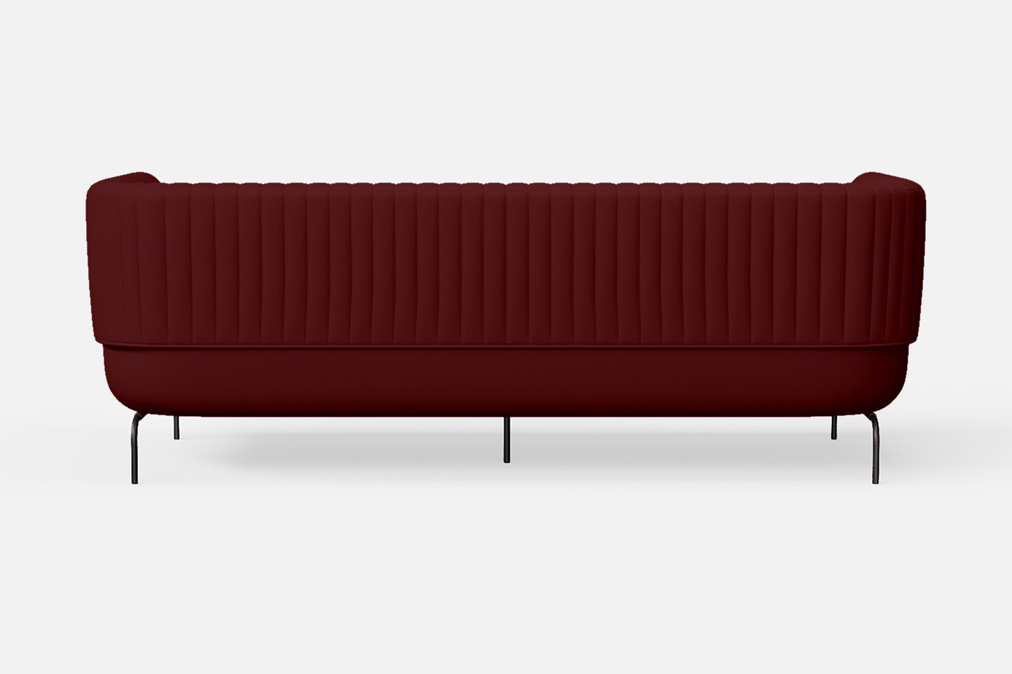 Jackson 3 Seater Sofa Red Leather