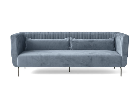 Jackson 3 Seater Sofa Baby Blue Velvet