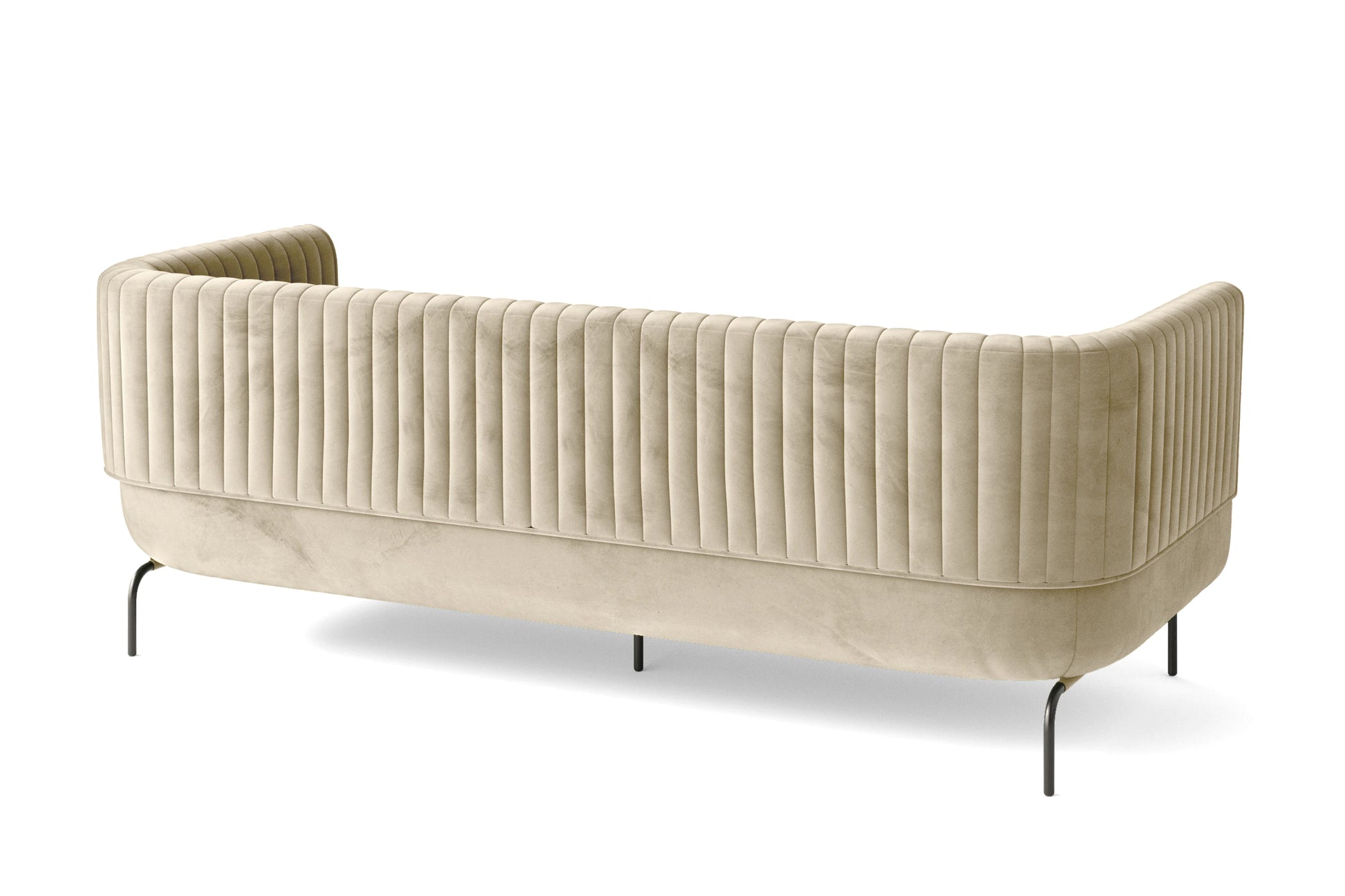 Jackson 3 Seater Sofa Cream Velvet