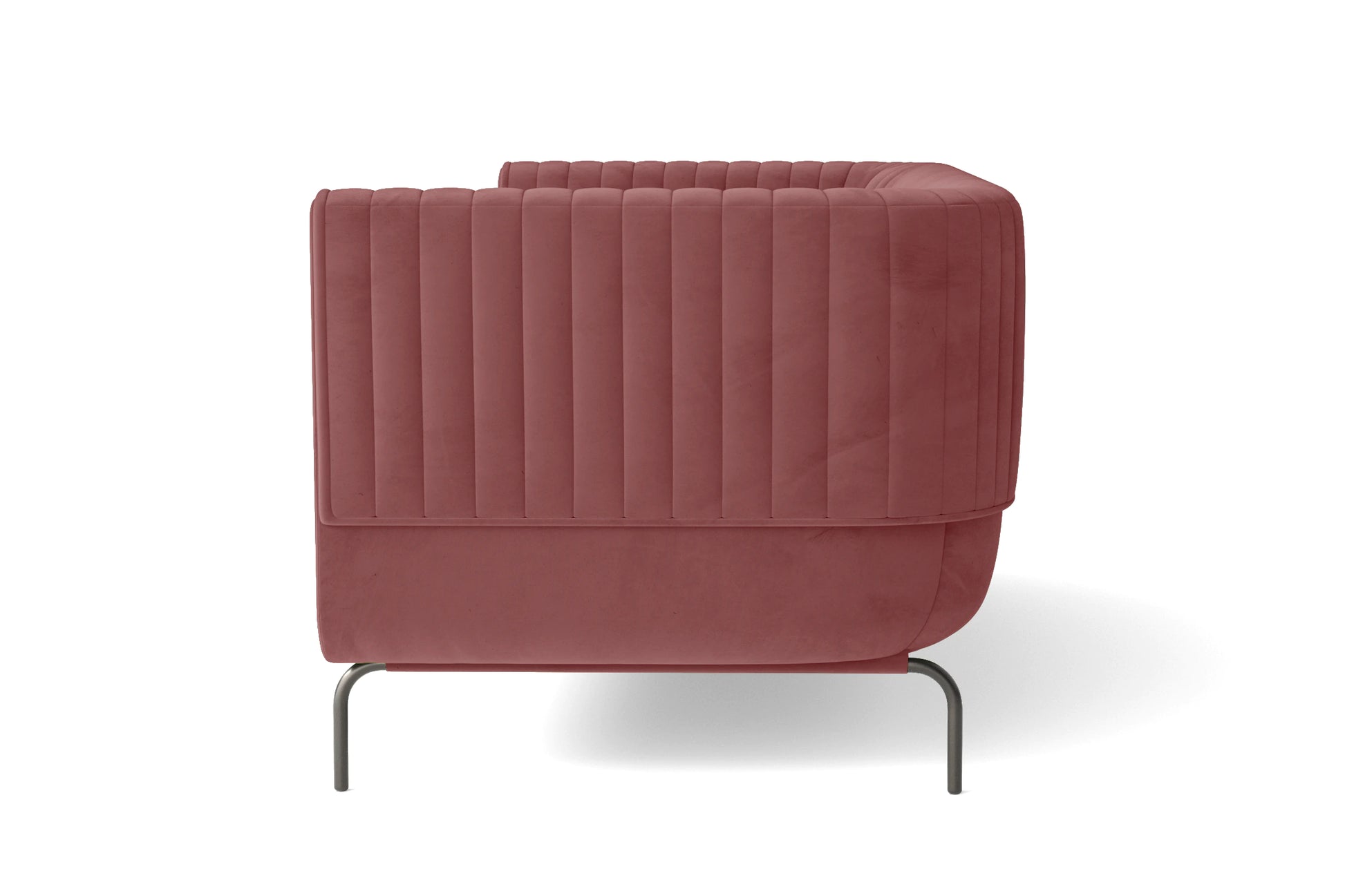 Jackson 3 Seater Sofa Pink Velvet