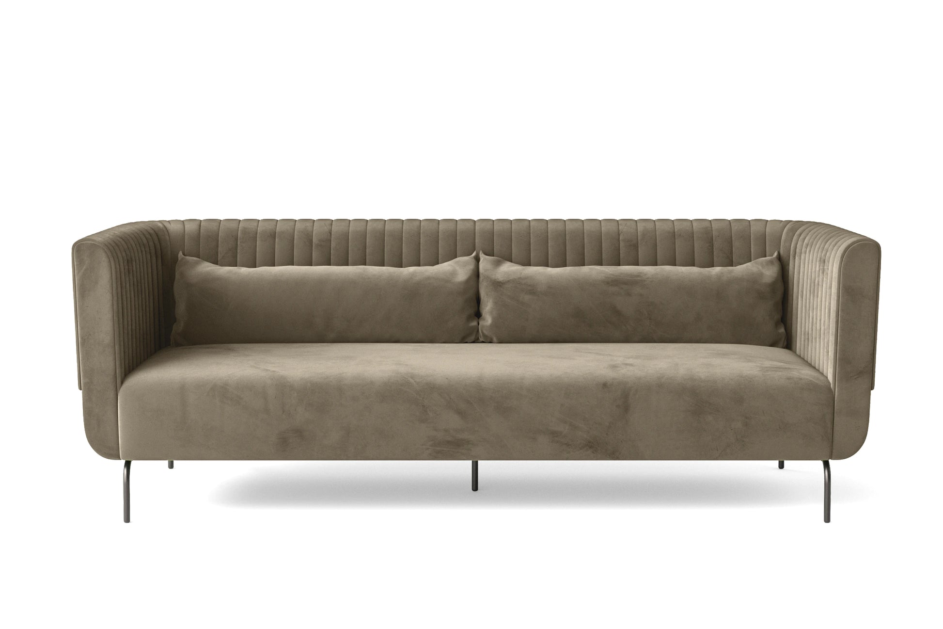 Jackson 3 Seater Sofa Sand Velvet