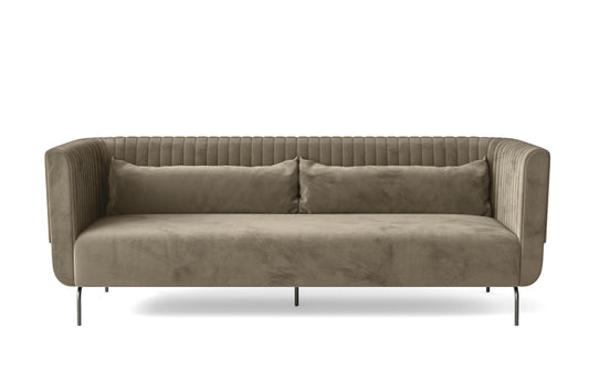 Jackson 3 Seater Sofa Sand Velvet