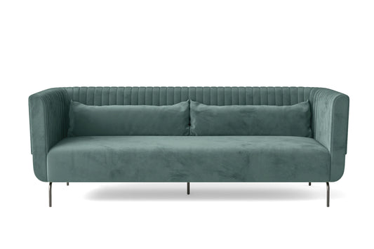 Jackson 3 Seater Sofa Teal Velvet