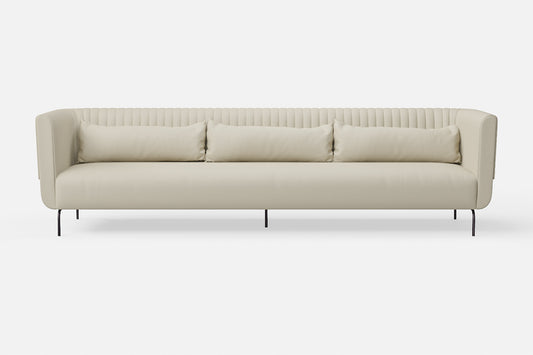 Jackson 4 Seater Sofa Cream Leather