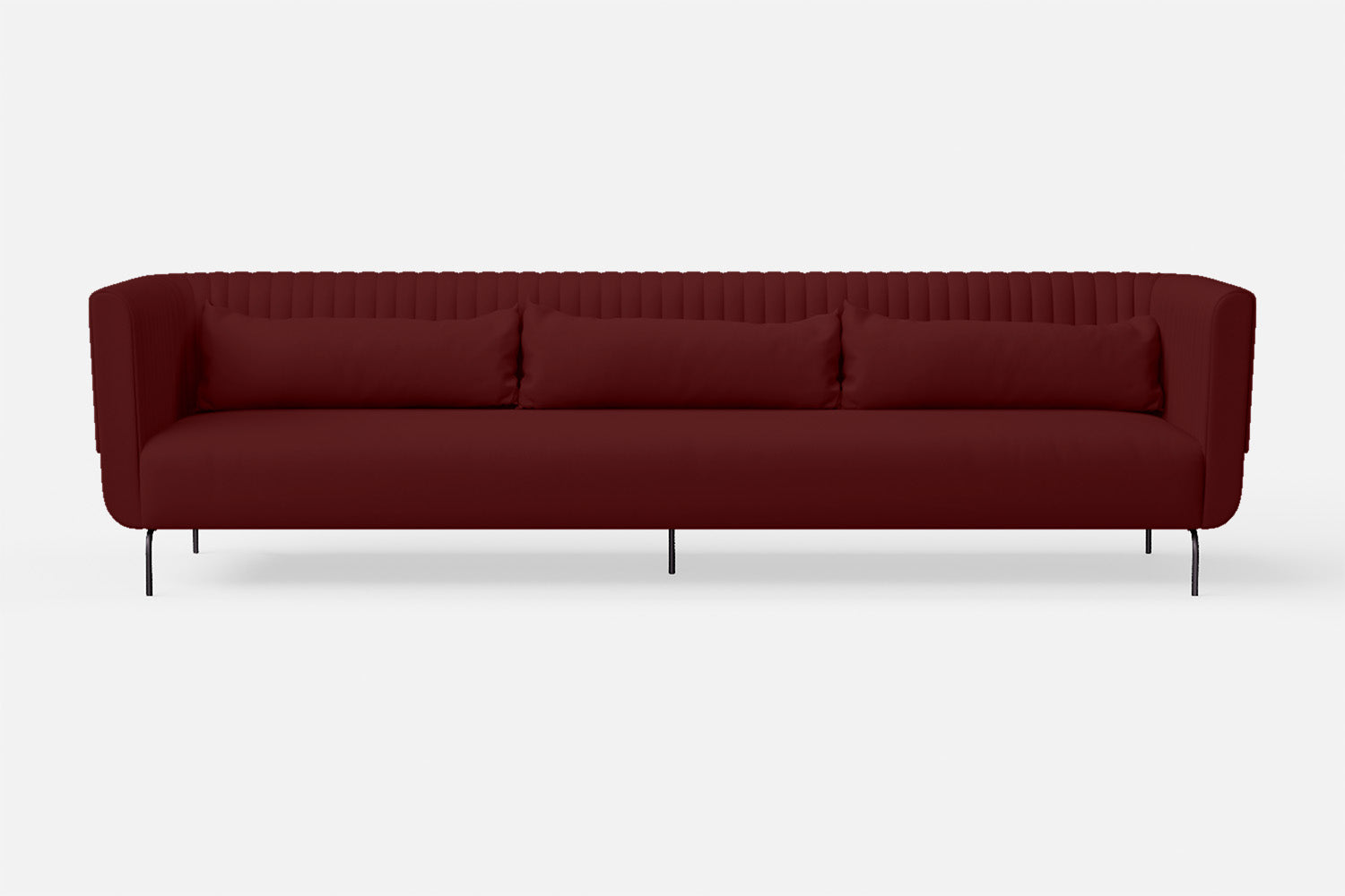 Jackson 4 Seater Sofa Red Leather