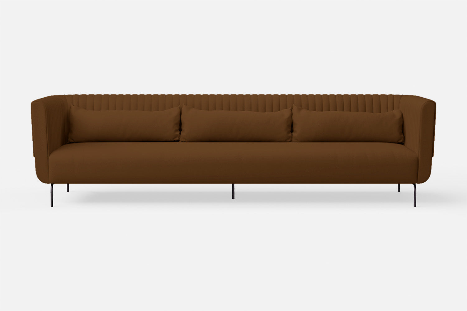 Jackson 4 Seater Sofa Walnut Brown Leather