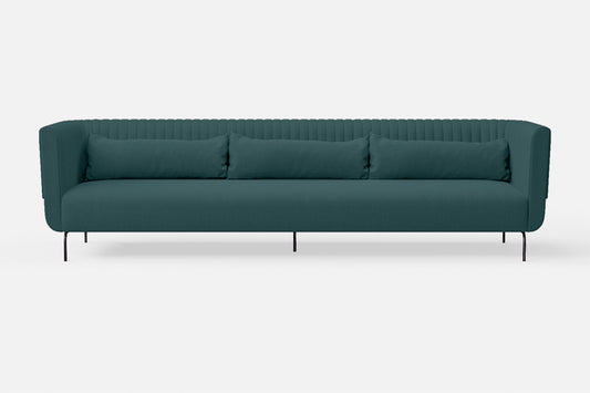 Jackson 4 Seater Sofa Teal Linen Fabric