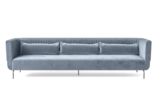 Jackson 4 Seater Sofa Baby Blue Velvet