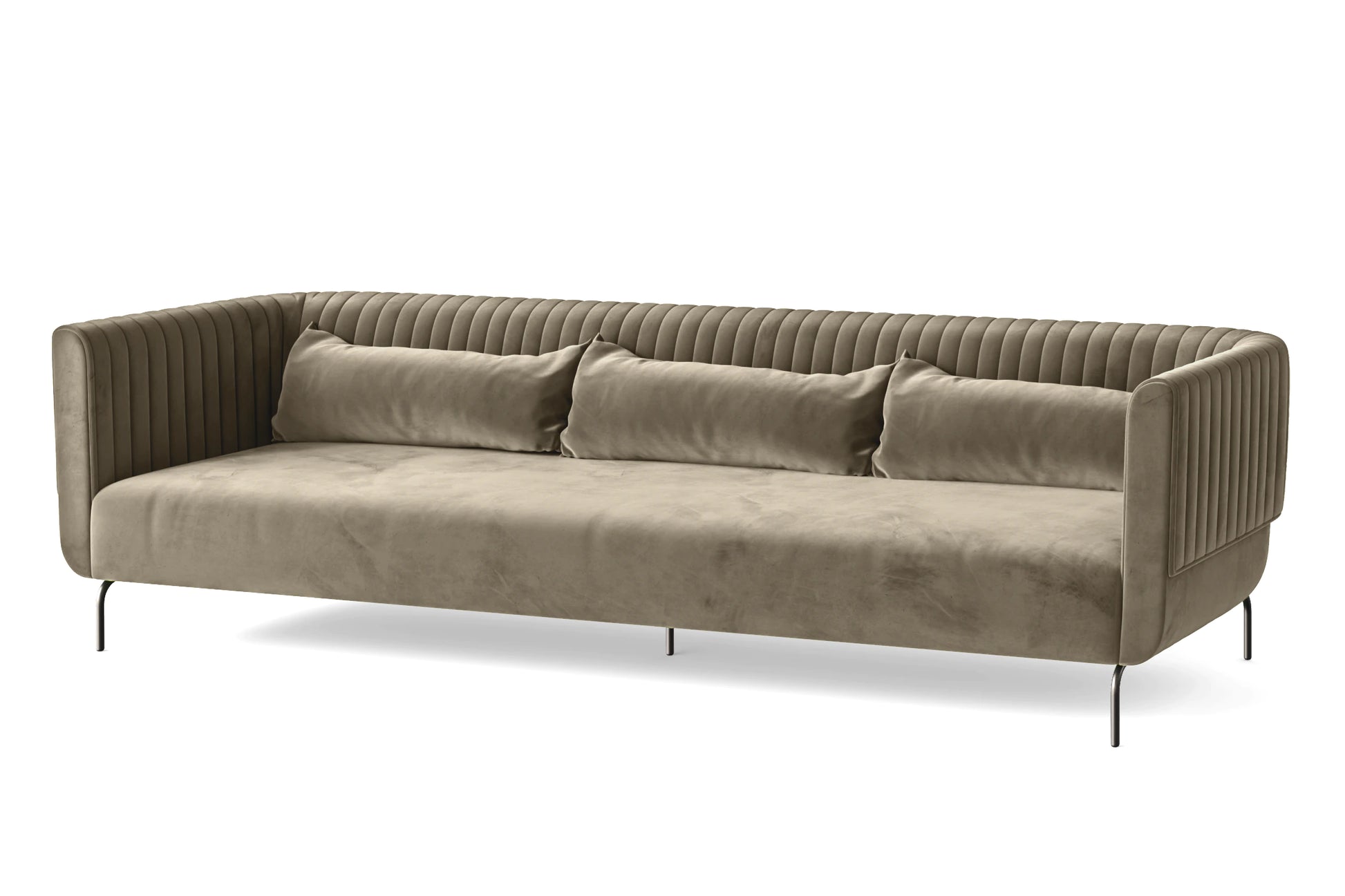 Jackson 4 Seater Sofa Sand Velvet