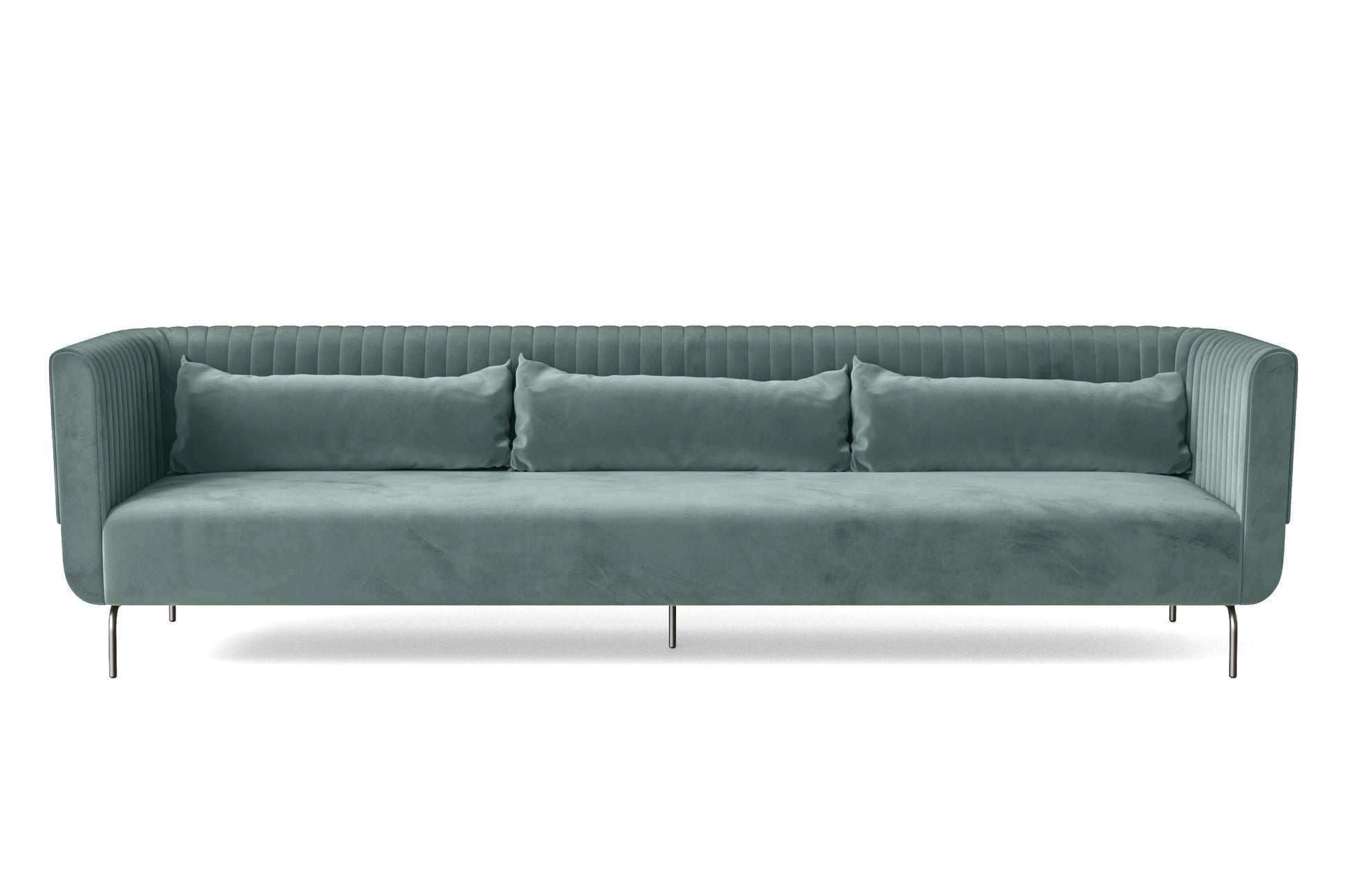 Jackson 4 Seater Sofa Teal Velvet