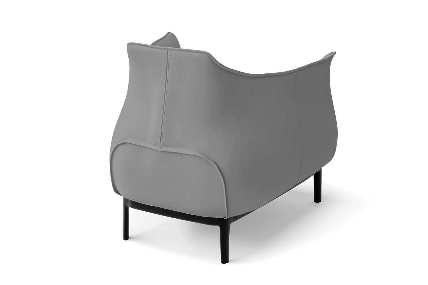 Lamezia Armchair Grey Leather