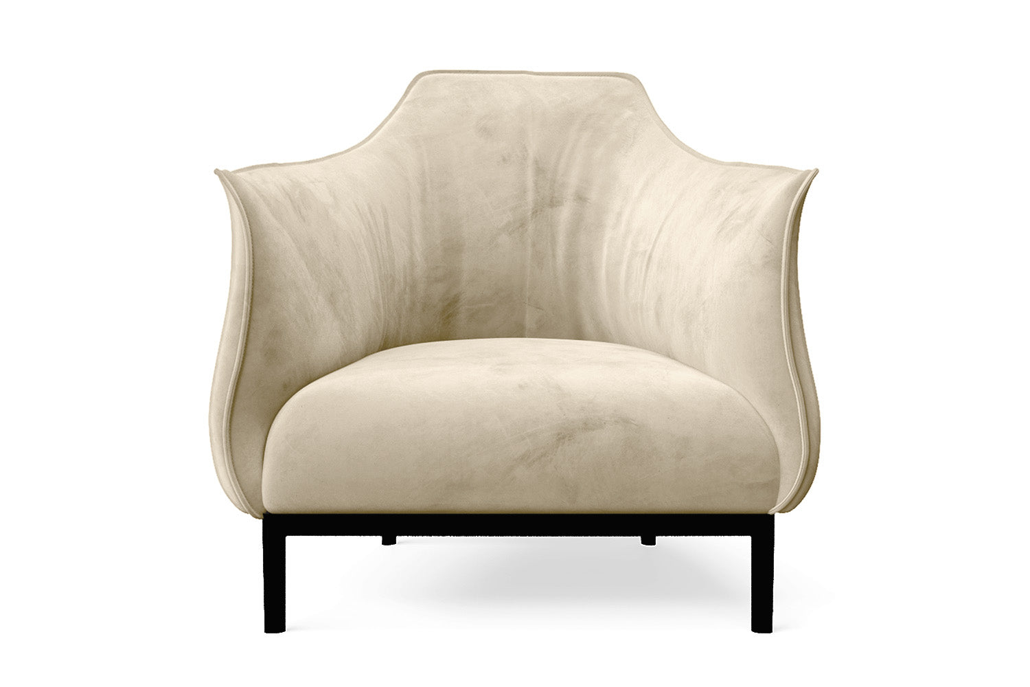 Lamezia Armchair Cream Velvet