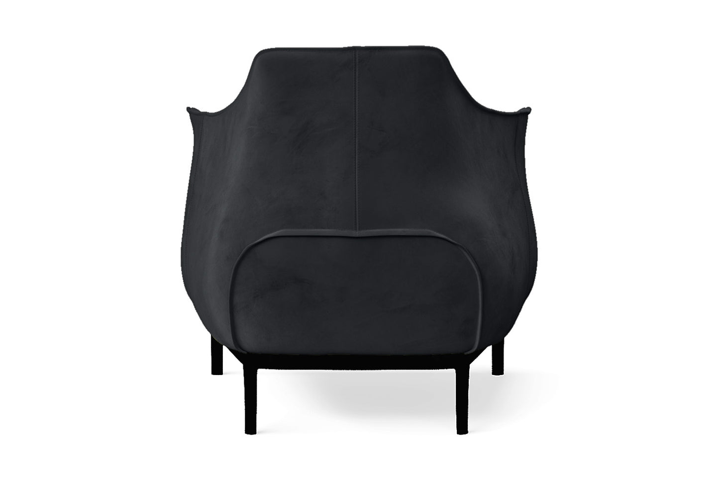 Lamezia Armchair Dark Grey Velvet