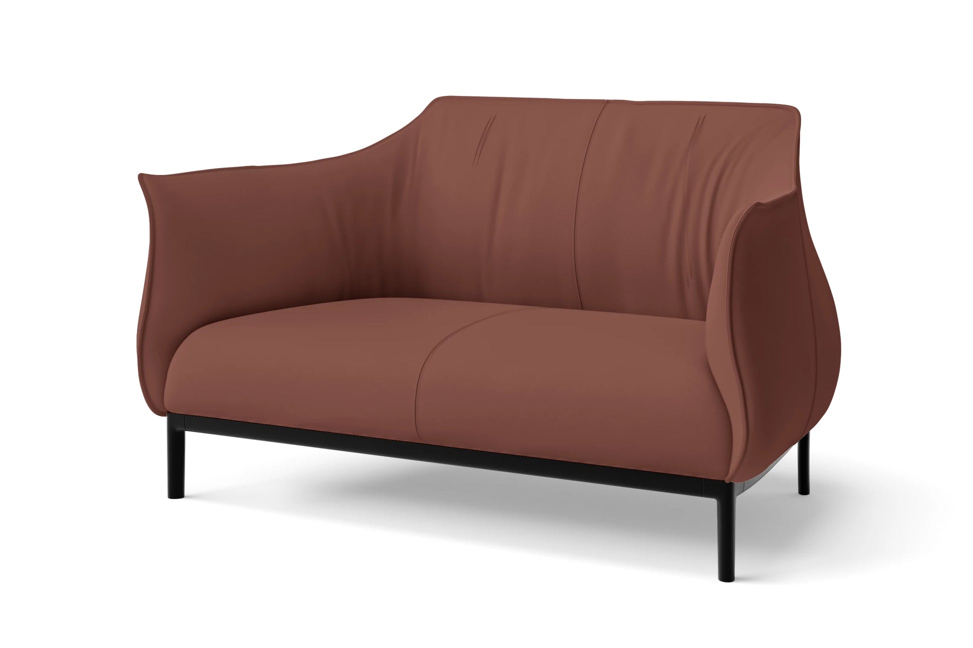 Lamezia 2 Seater Sofa Mauve Leather