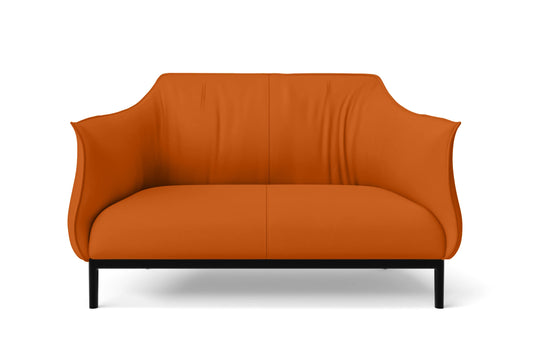 Lamezia 2 Seater Sofa Orange Leather