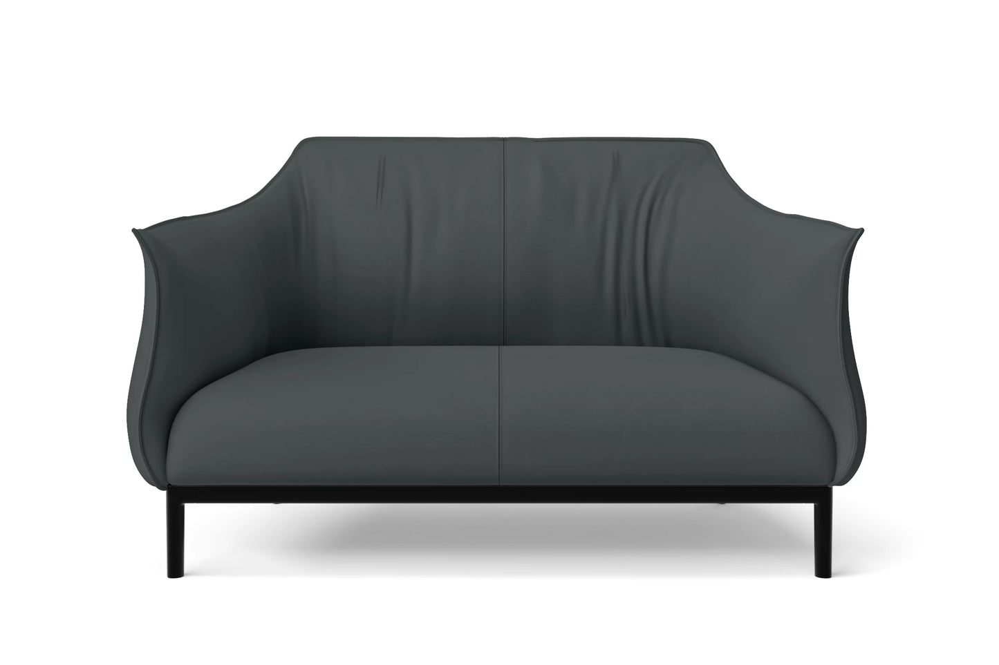 Lamezia 2 Seater Sofa Slate Leather