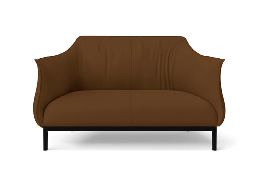 Lamezia 2 Seater Sofa Walnut Brown Leather