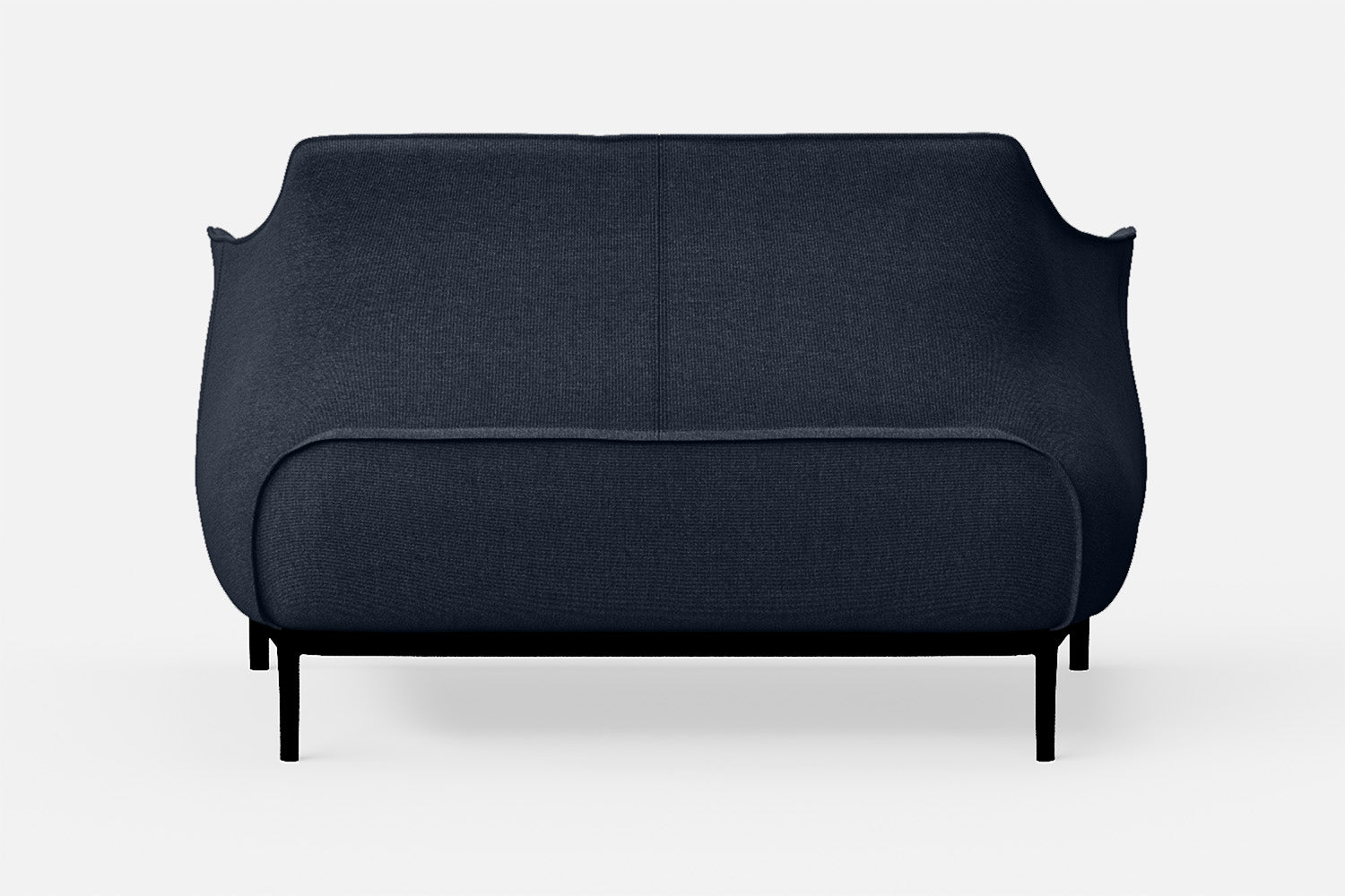 Lamezia 2 Seater Sofa Dark Blue Linen Fabric