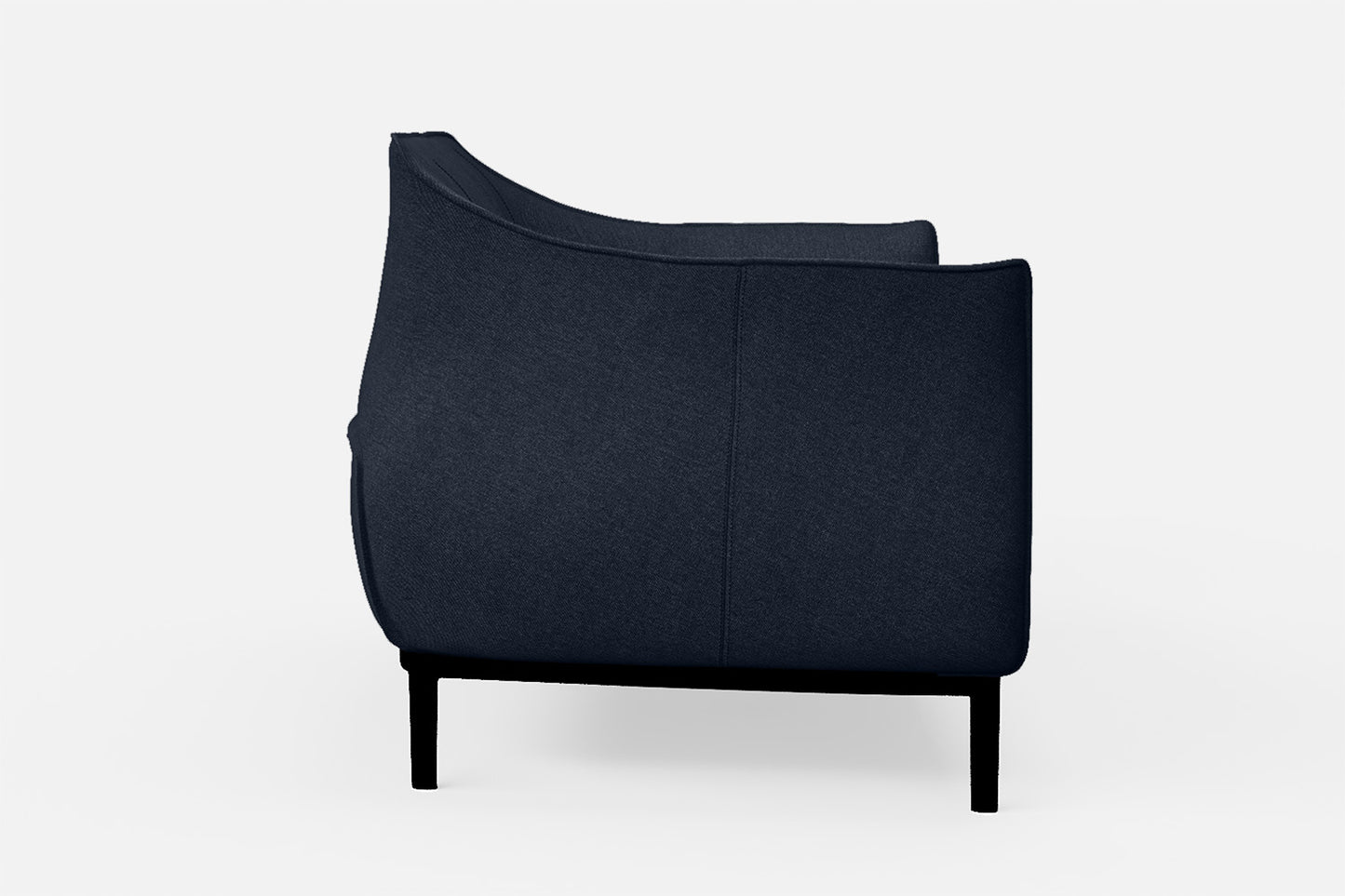 Lamezia 2 Seater Sofa Dark Blue Linen Fabric