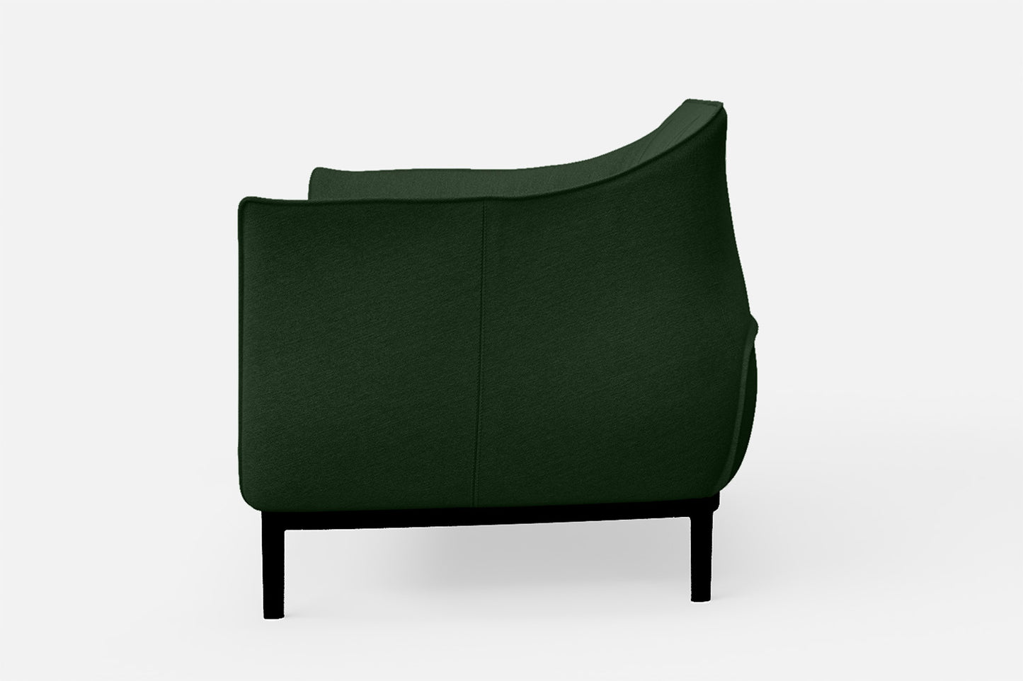 Lamezia 2 Seater Sofa Forest Green Linen Fabric