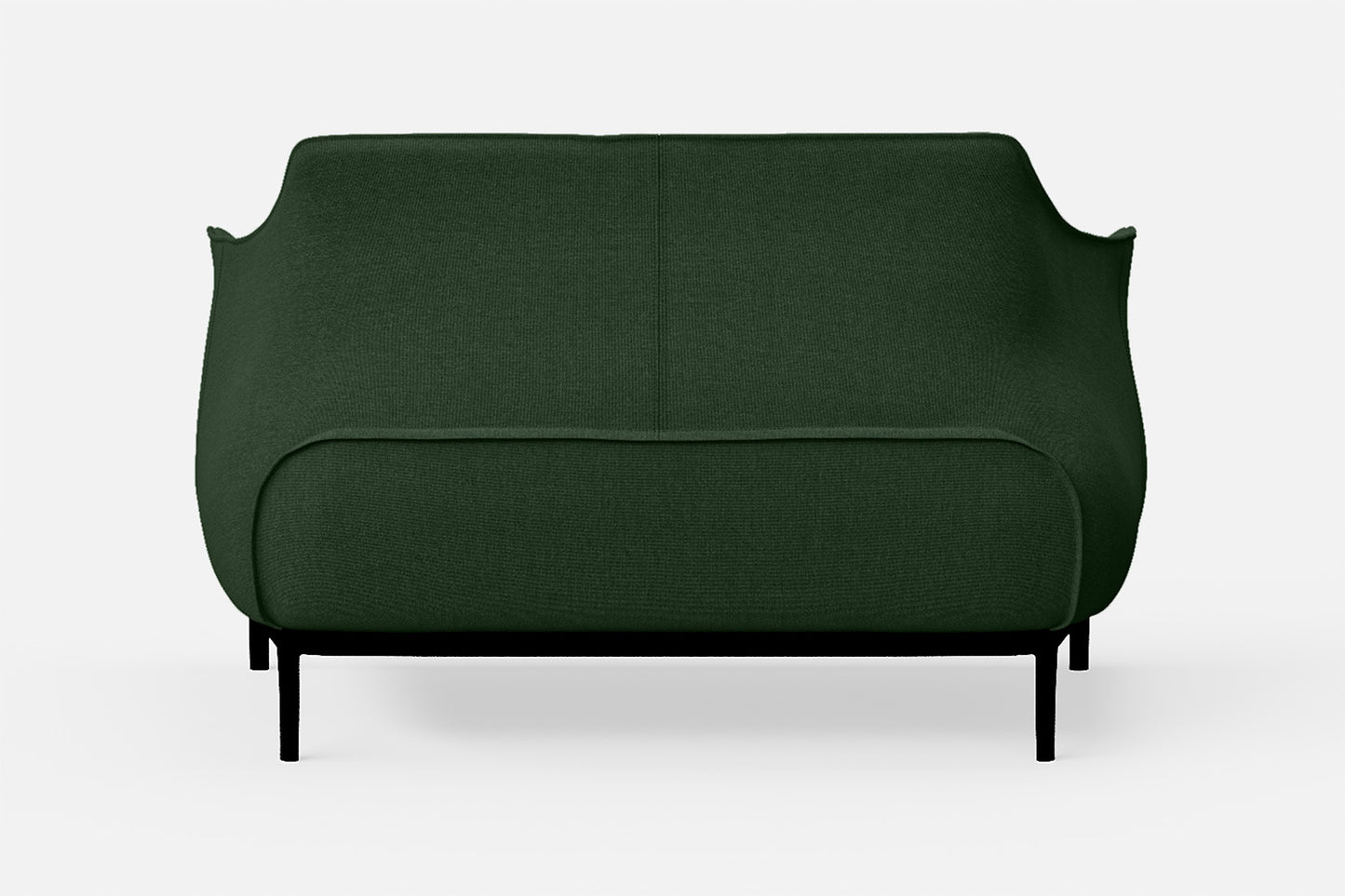 Lamezia 2 Seater Sofa Forest Green Linen Fabric