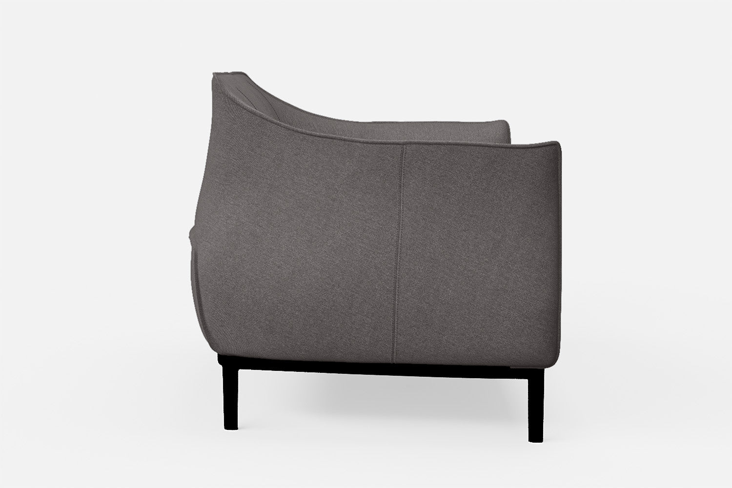 Lamezia 2 Seater Sofa Grey Linen Fabric