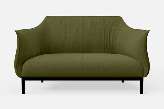 Lamezia 2 Seater Sofa Olive Linen Fabric