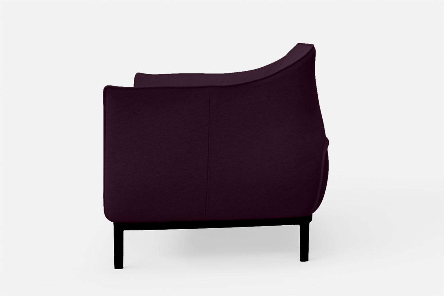 Lamezia 2 Seater Sofa Purple Linen Fabric