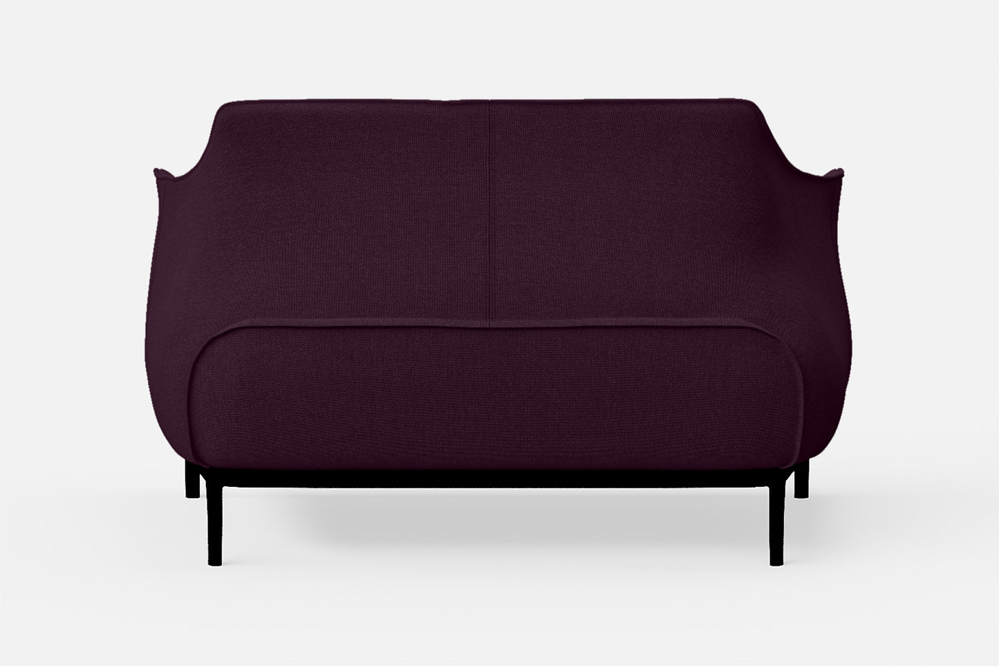 Lamezia 2 Seater Sofa Purple Linen Fabric