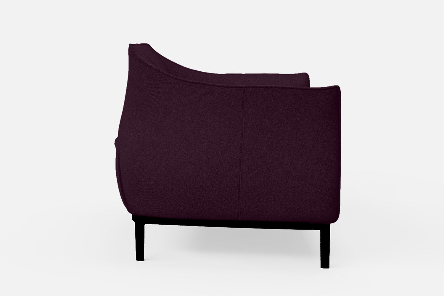 Lamezia 2 Seater Sofa Purple Linen Fabric