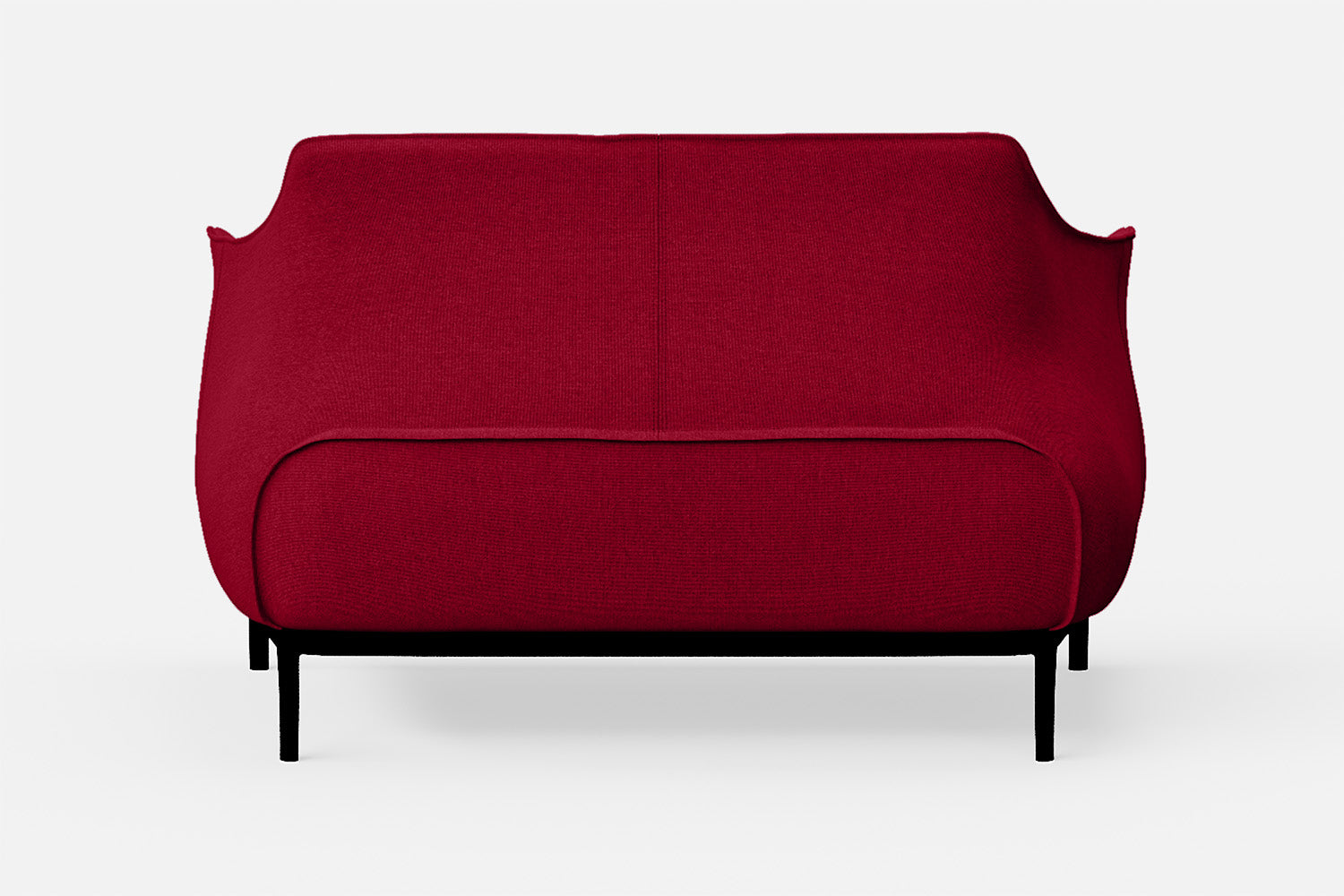 Lamezia 2 Seater Sofa Red Linen Fabric