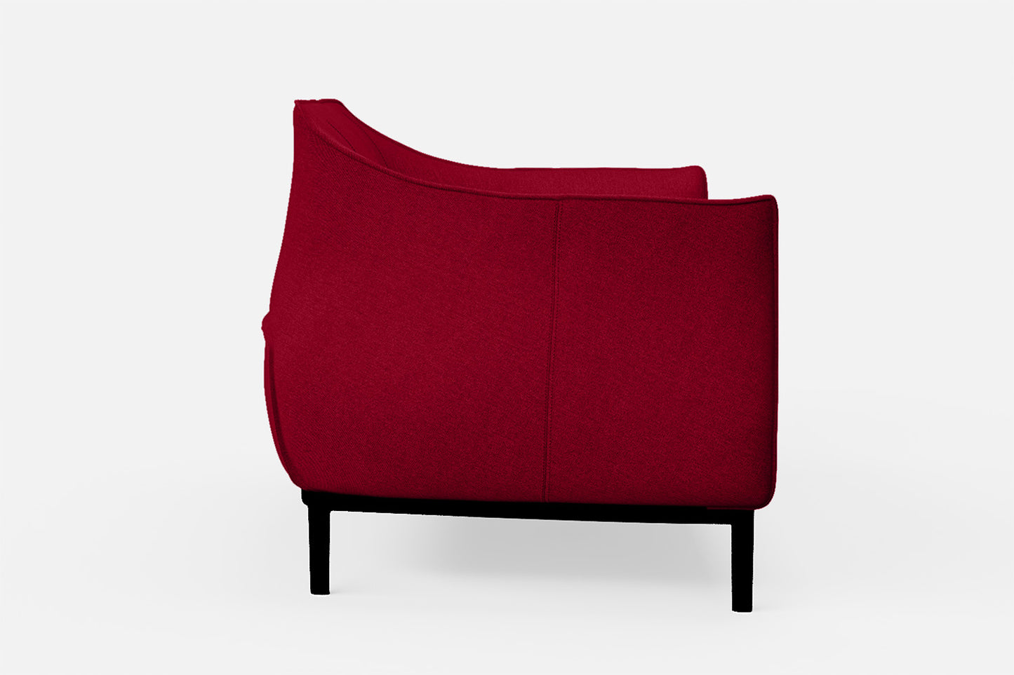 Lamezia 2 Seater Sofa Red Linen Fabric