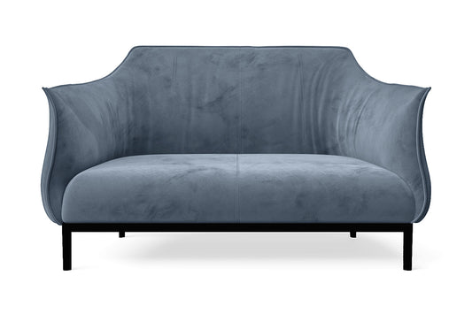 Lamezia 2 Seater Sofa Baby Blue Velvet