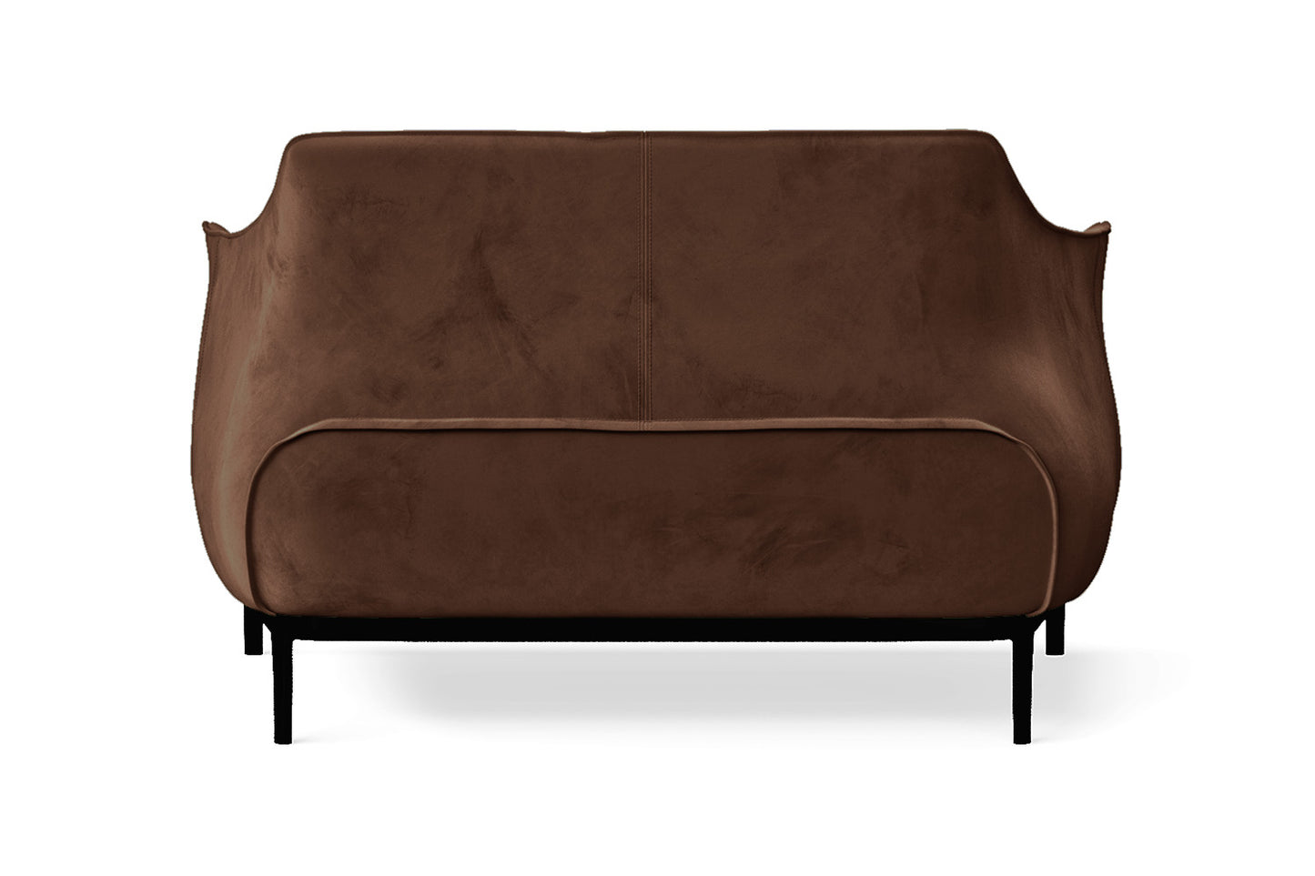 Lamezia 2 Seater Sofa Coffee Brown Velvet