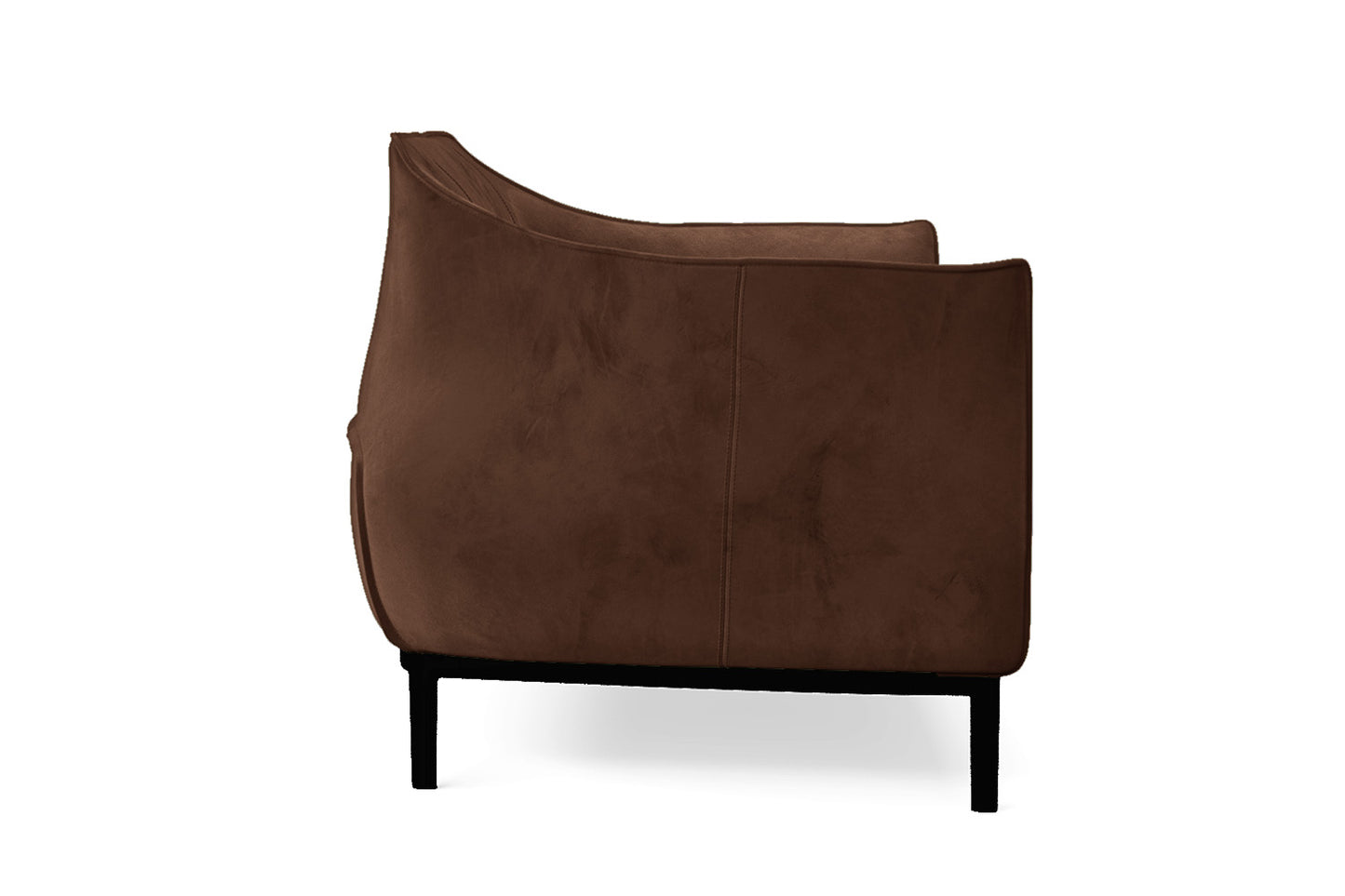 Lamezia 2 Seater Sofa Coffee Brown Velvet