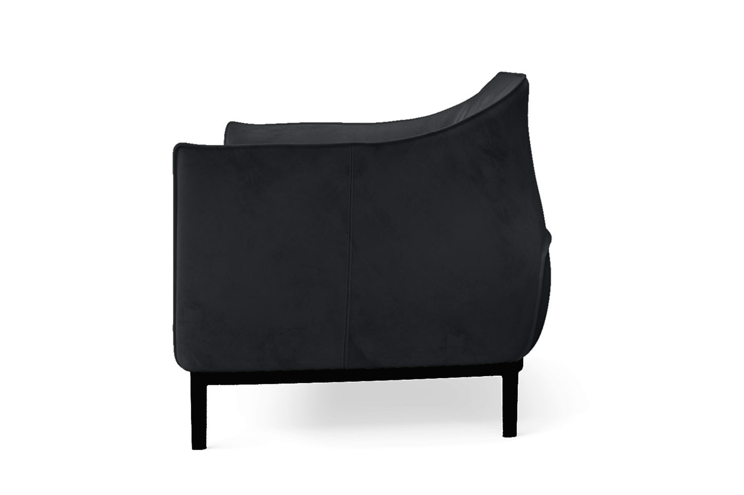 Lamezia 2 Seater Sofa Dark Grey Velvet