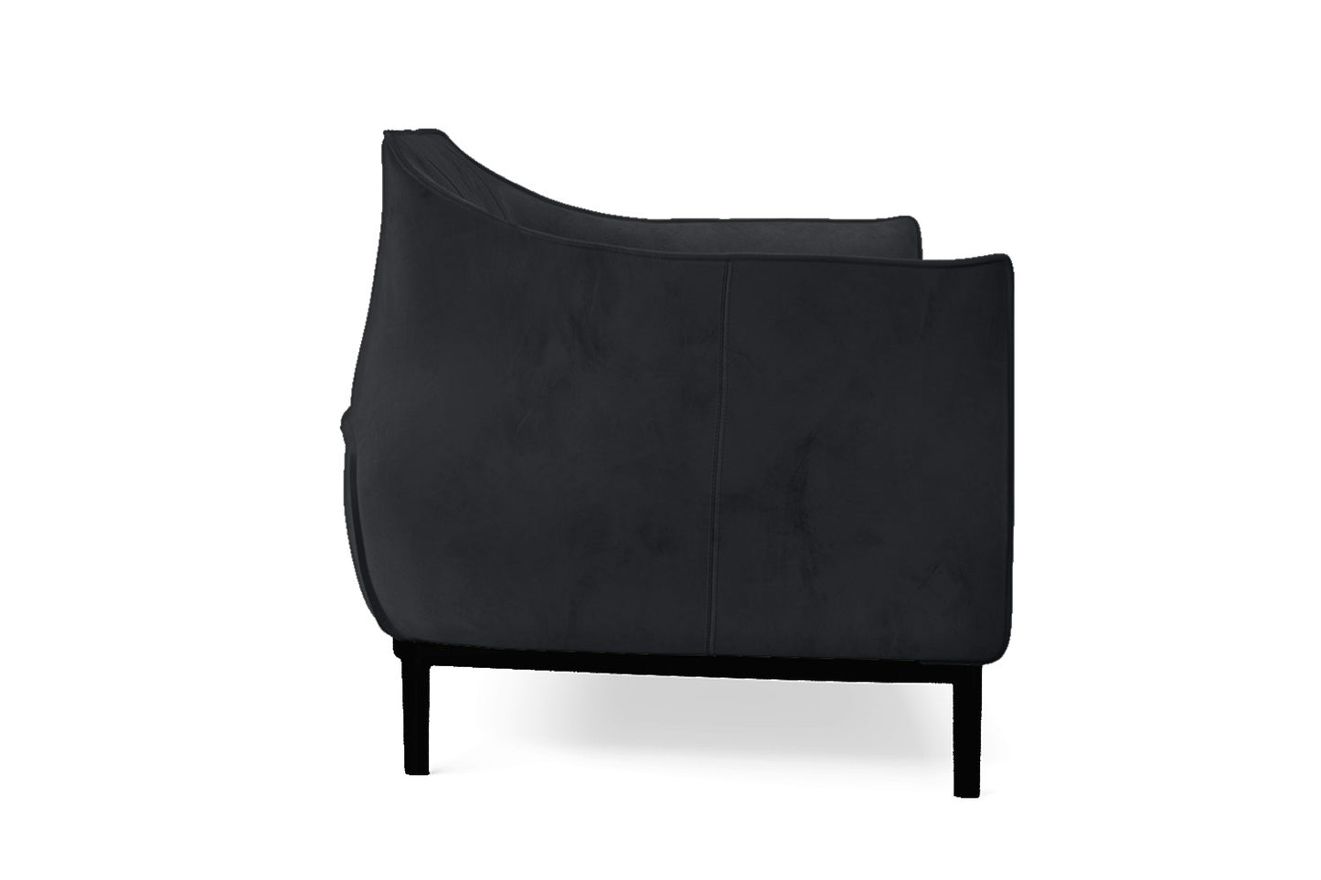 Lamezia 2 Seater Sofa Dark Grey Velvet